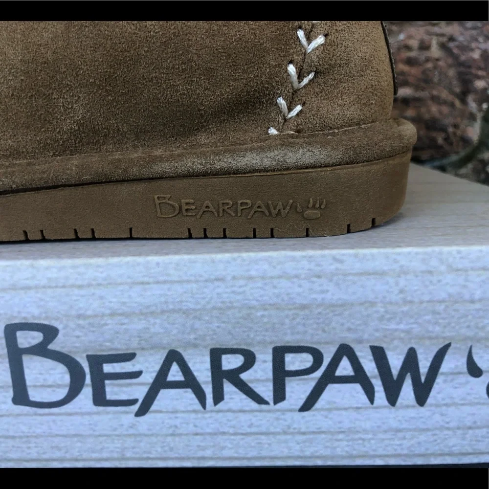 NEW BEARPAW Girls Kory Low Top Moccasin Boots || - Picture 11 of 15